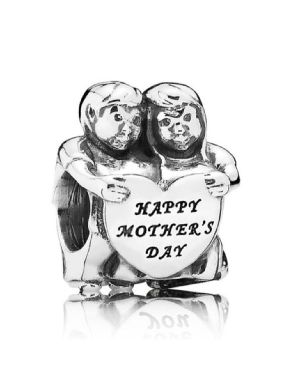 Pandora Sterling Silver From Us Mother's Day Family Charm 791517
